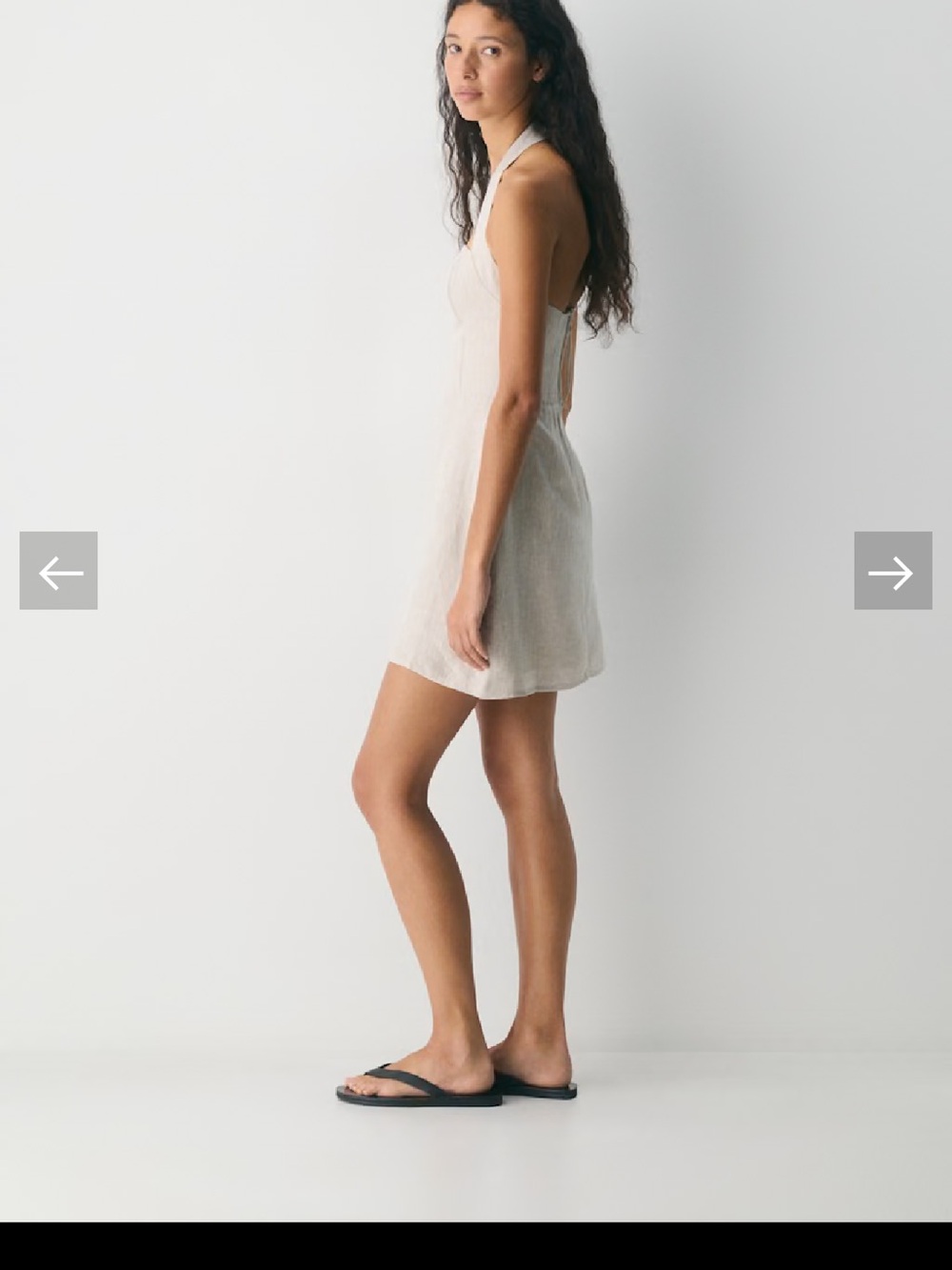 Wilfred Mint Green Halter Mini Dress - Picture 6 of 6